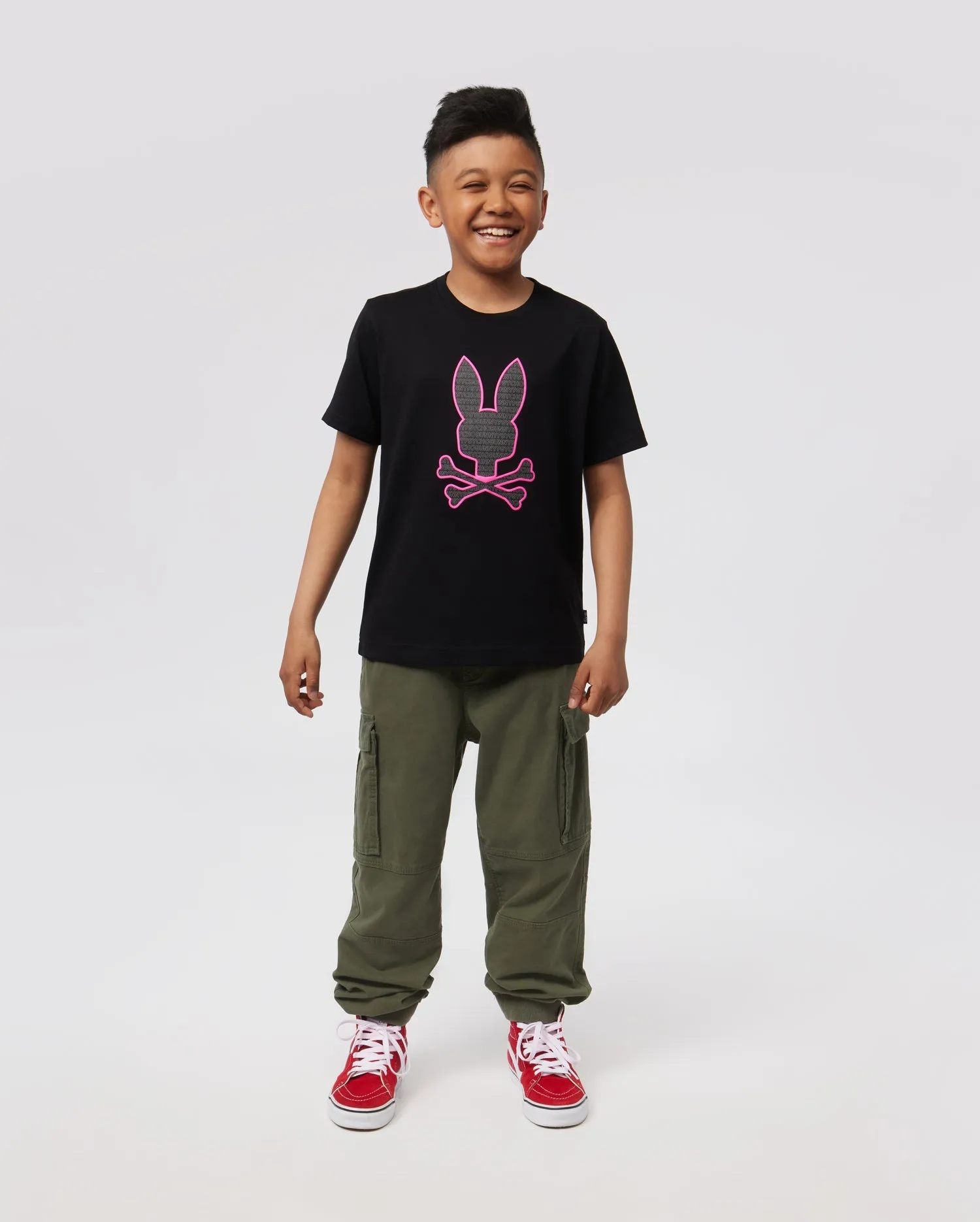 KIDS HARVEY EMBROIDERED GRAPHIC TEE - B0U309Z1PC