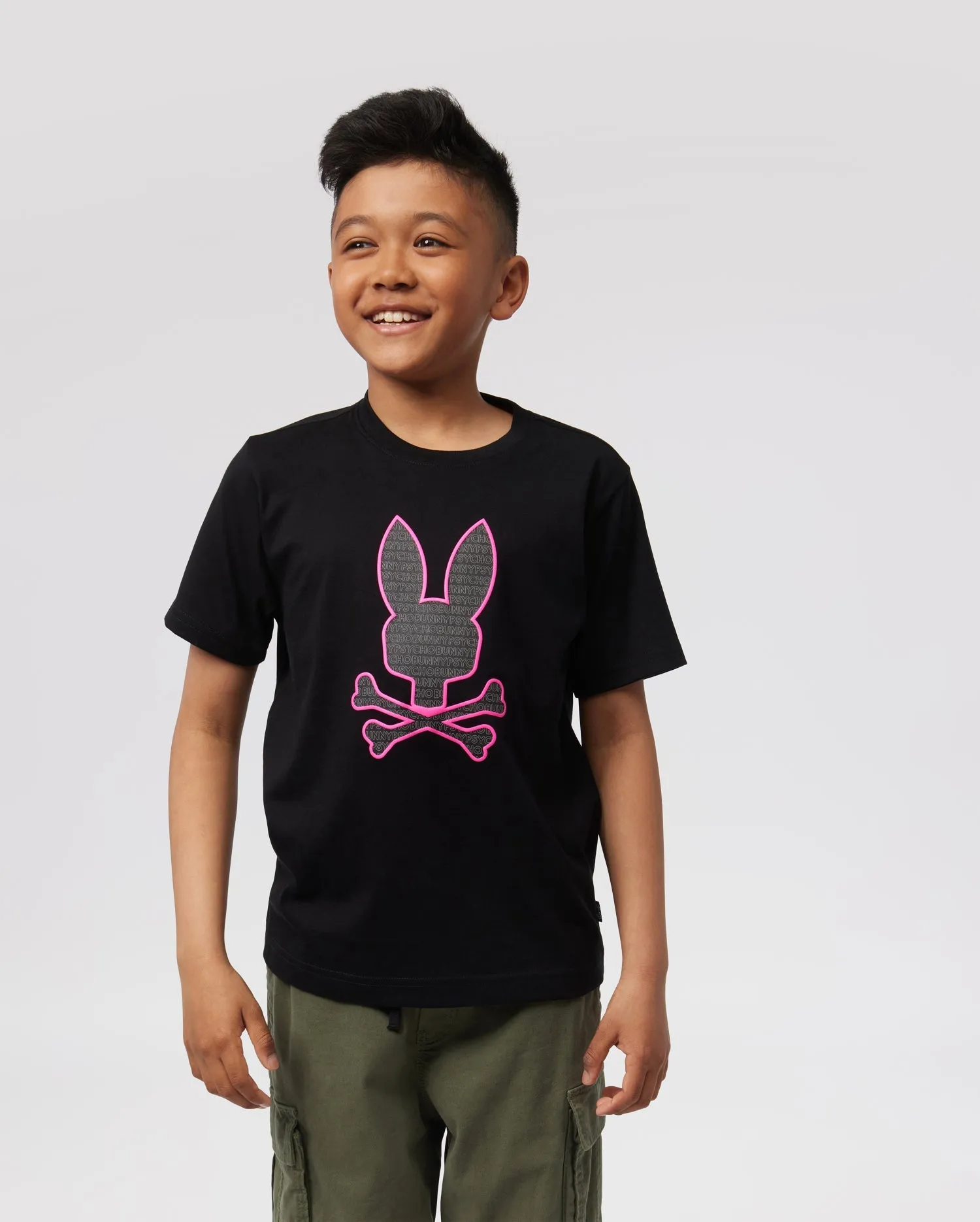 KIDS HARVEY EMBROIDERED GRAPHIC TEE - B0U309Z1PC