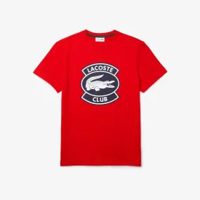 LACOSTE CLUB CREW NECK T-SHIRT Men’s -RED F8M