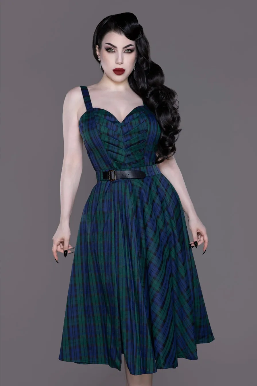 Leprechaun Plaid Pencil Dress & Skirt Set by Weasel Wear