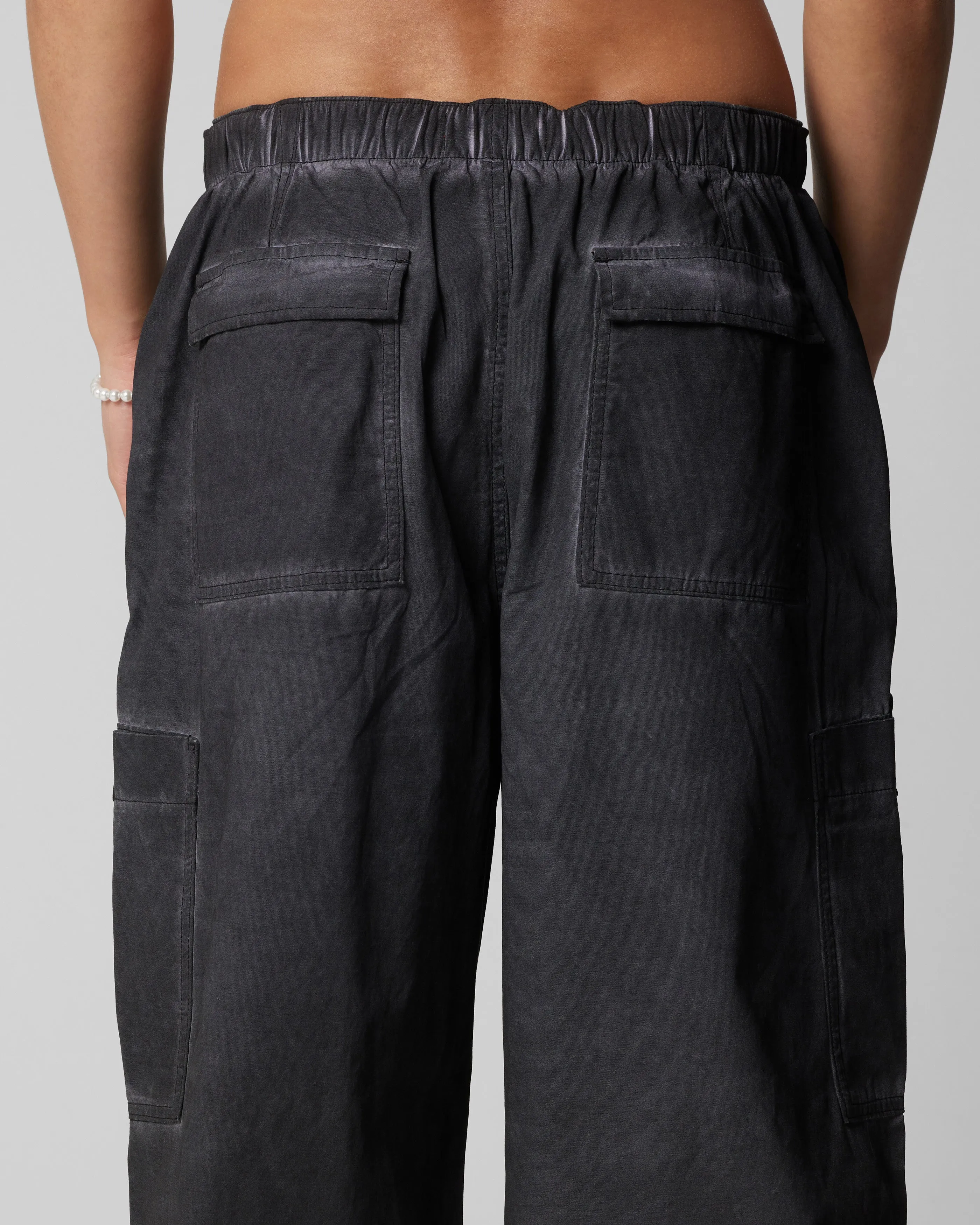 Loiter Kraven Parachute Pants Washed Black