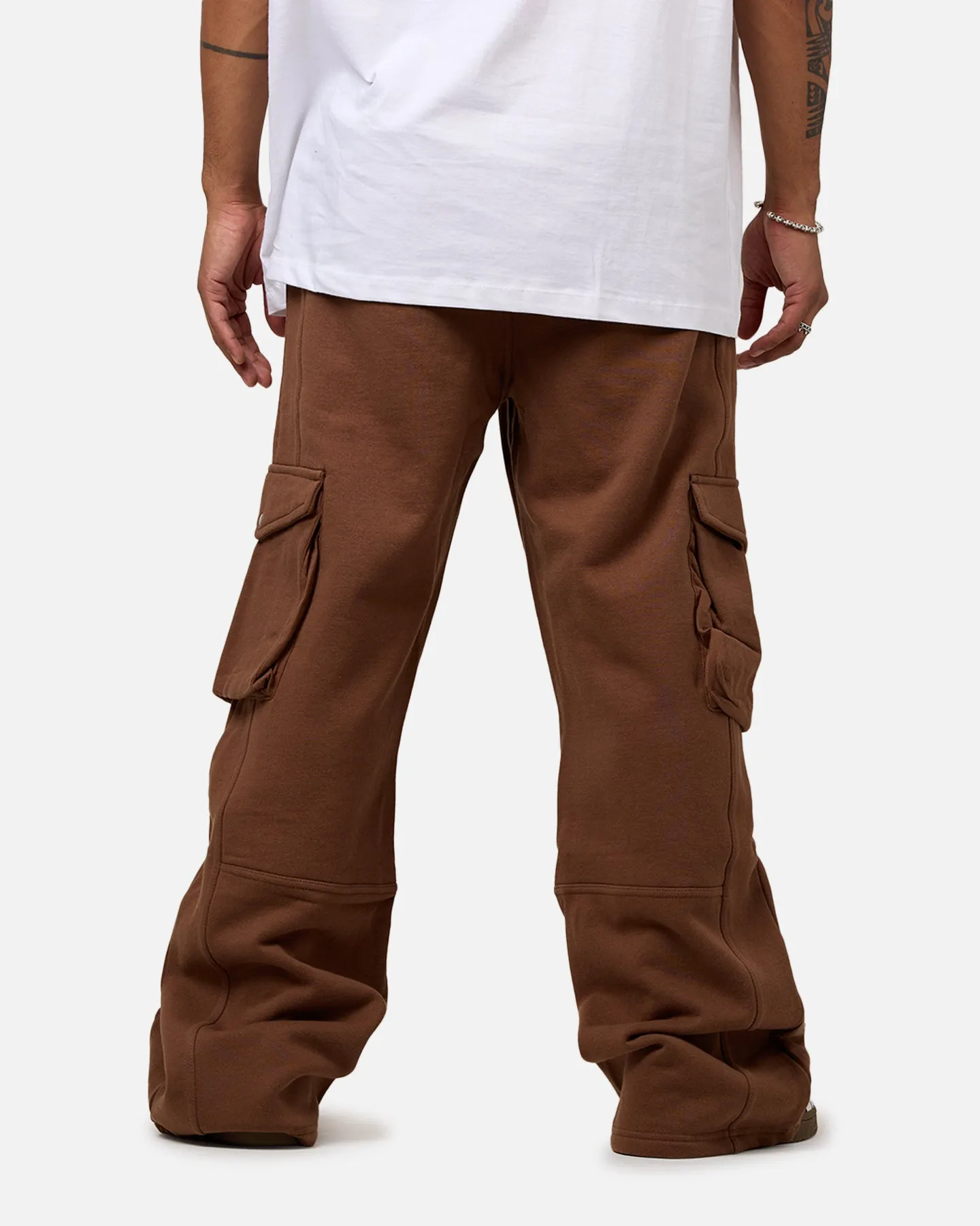 Loiter Utopia Cargo Sweat Pants Brown