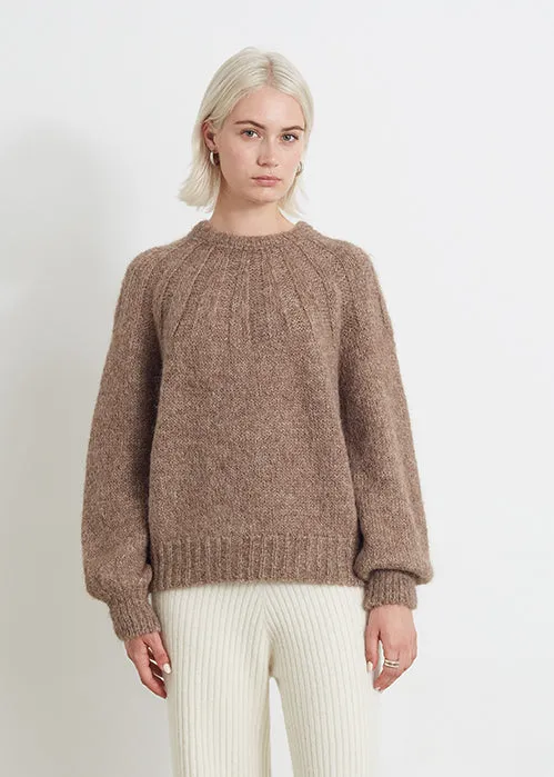 Mila Sweater, Taupe Melange