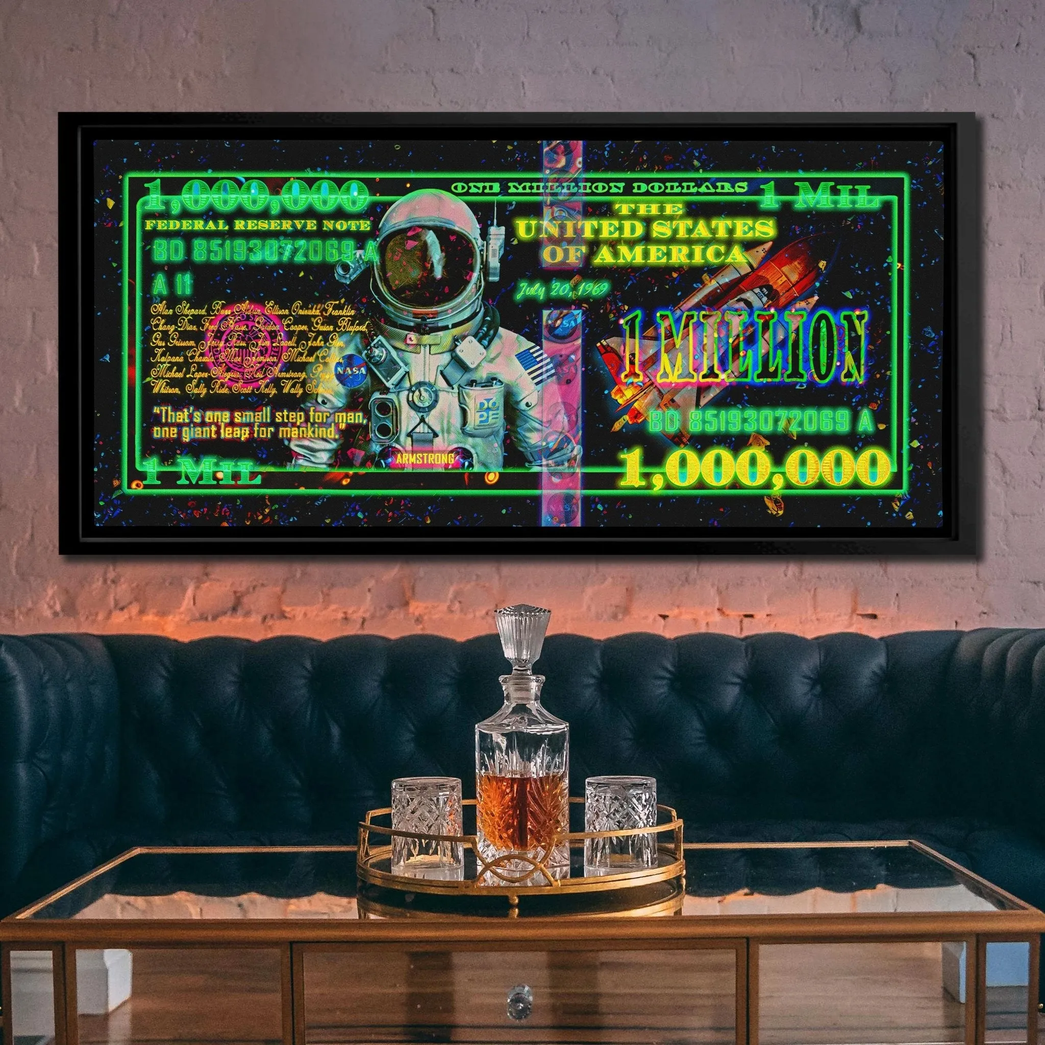 Million Dollar Bill Astronaut