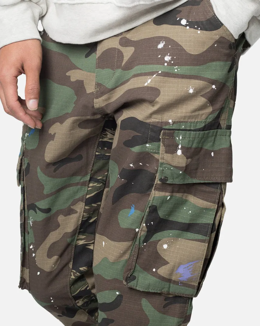 MNML Bootcut Cargo Pants Camo