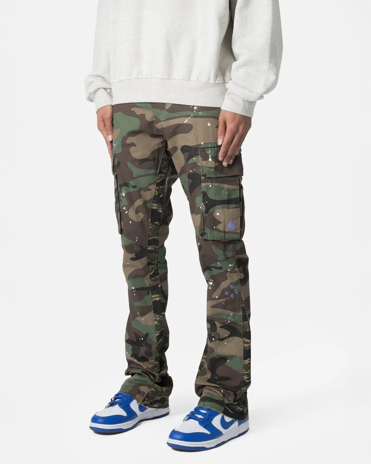 MNML Bootcut Cargo Pants Camo