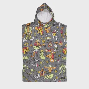 Ocean & Earth - Youth Irvine Hooded Poncho (Charcoal)