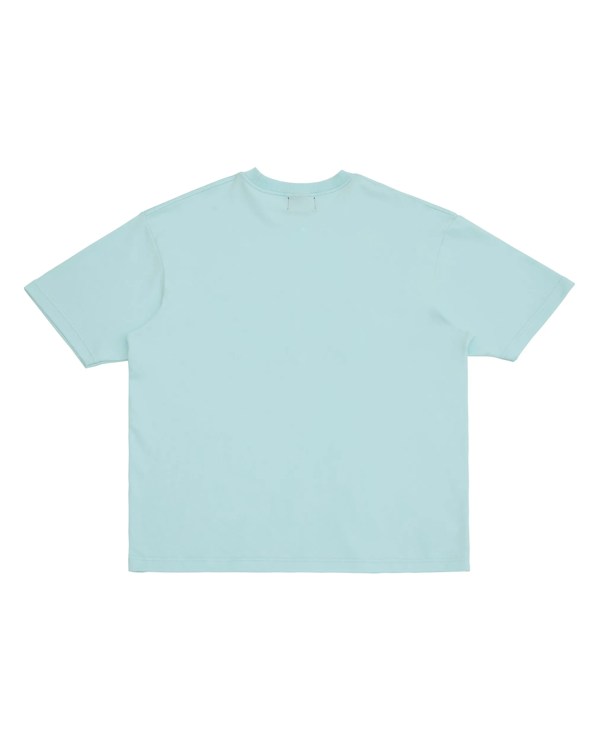 POTONG STIM TEE (WHITE,LIGHT BLUE)