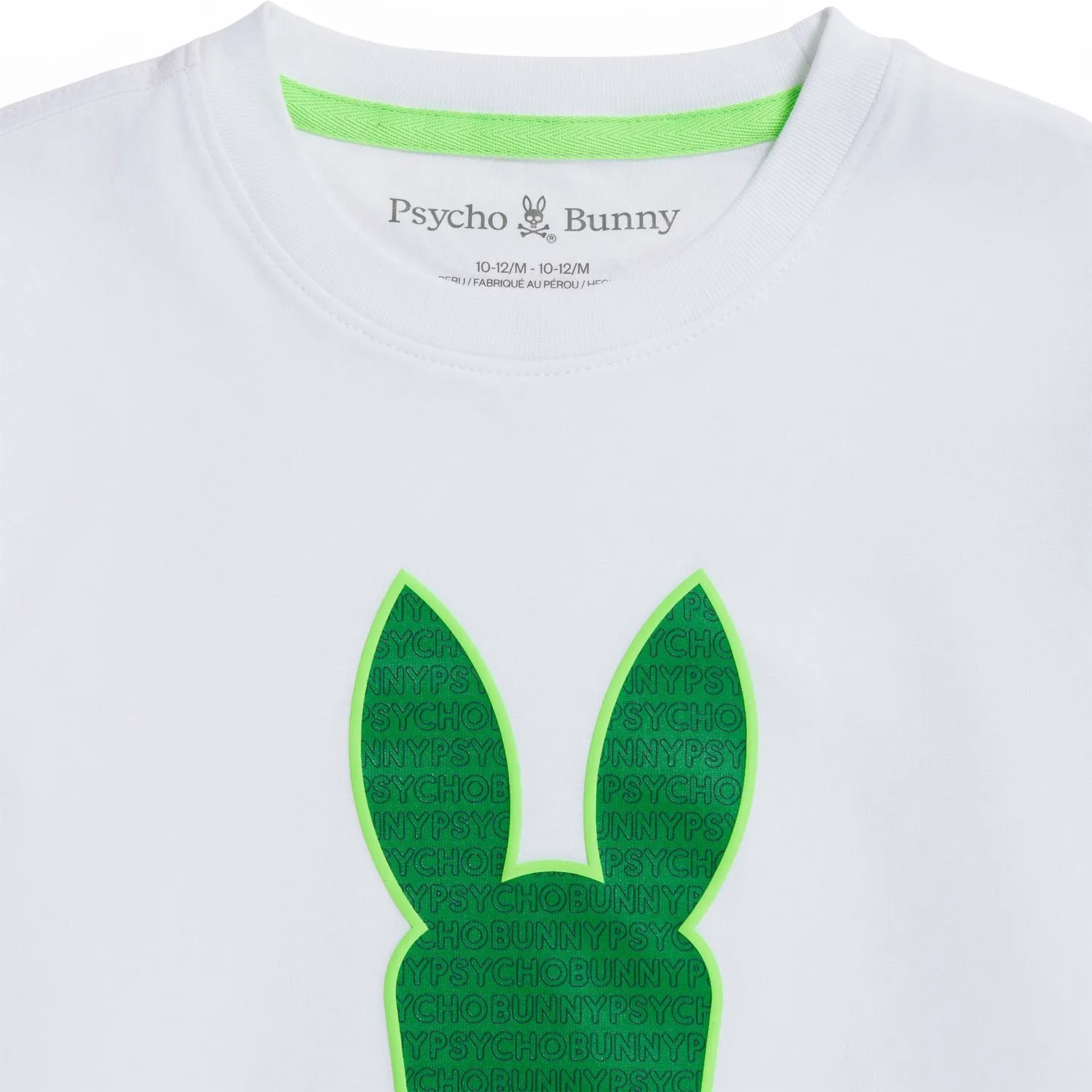 Psycho Bunny Kids Harvey Graphic Tee - White