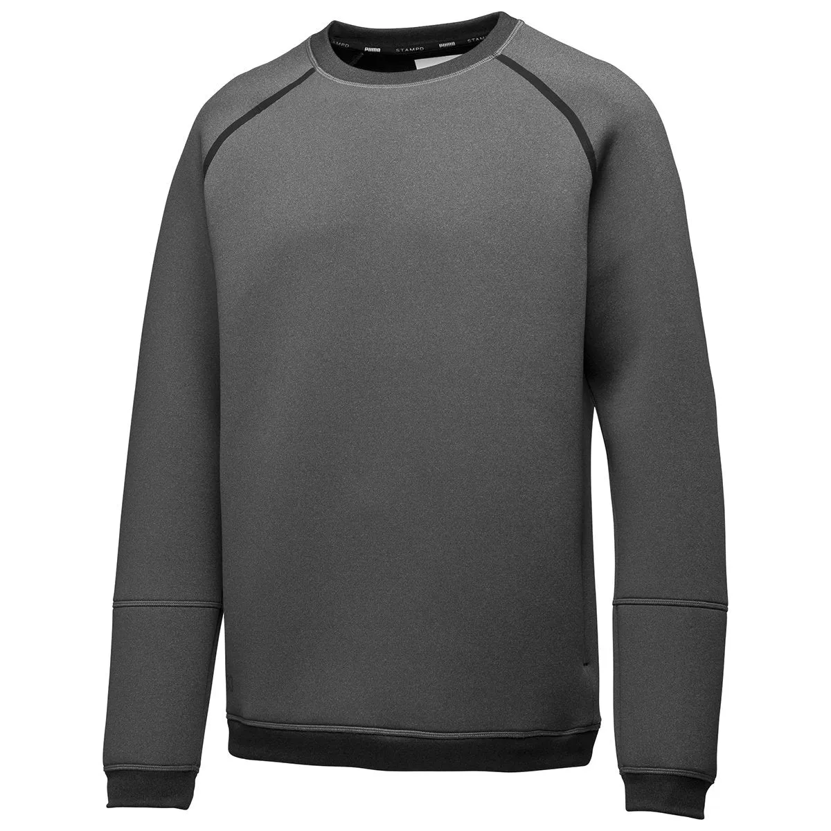 PUMA Men's Stampd Raglan Crewneck Sweatshirt