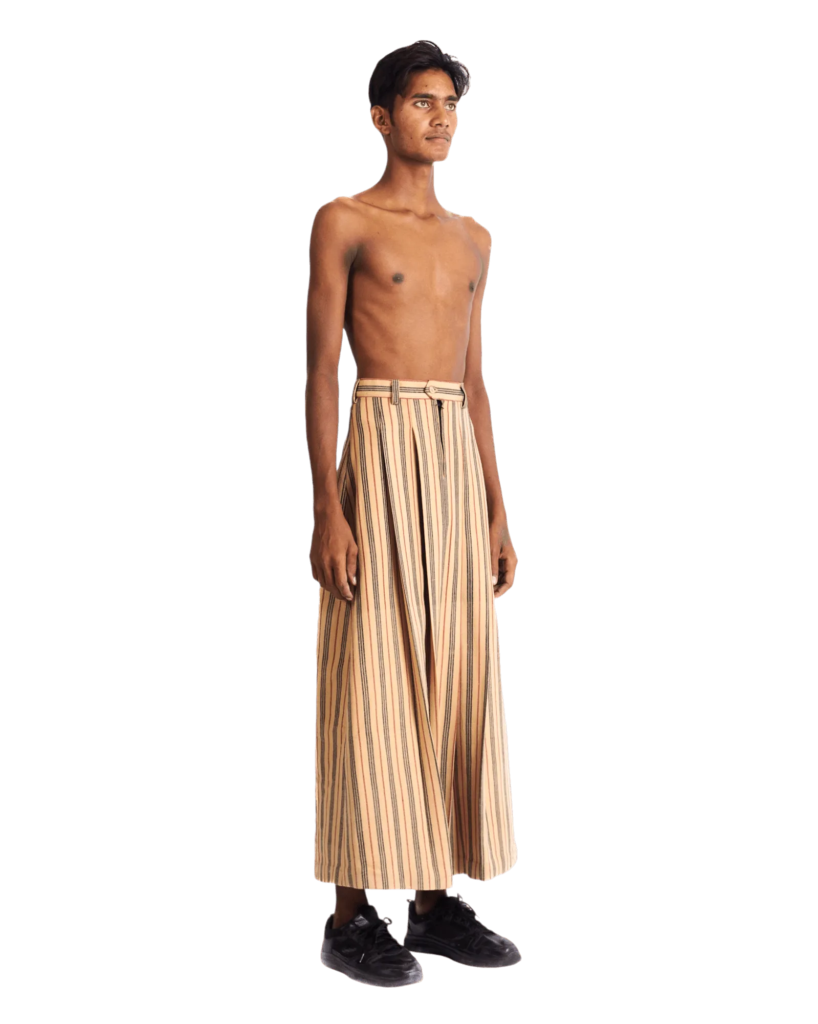 "SUNSET STRIPES" MAXI SKIRT