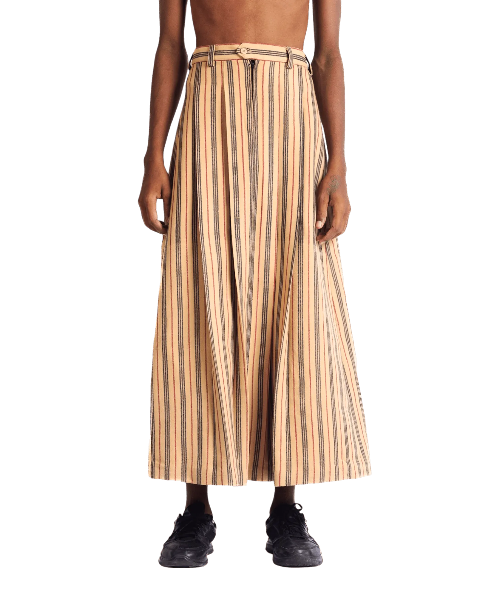 "SUNSET STRIPES" MAXI SKIRT