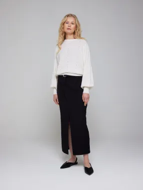 Rebecca Cropped Cashmere Crew Neck