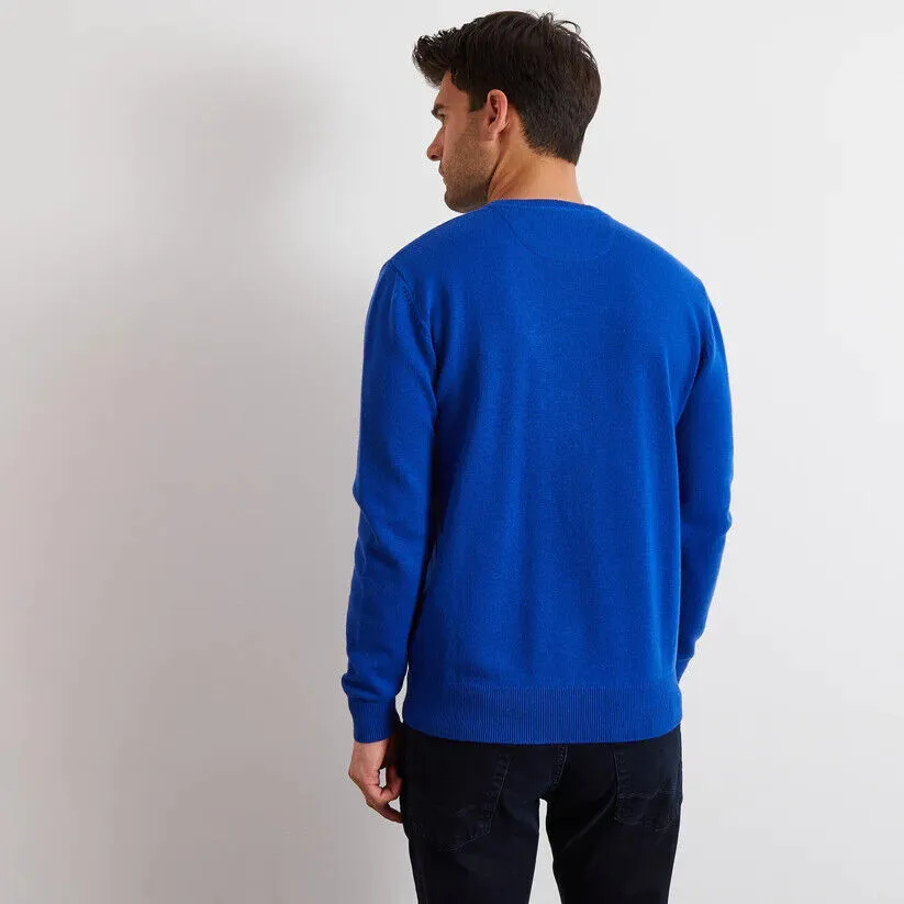 Royal Blue Plain Knit Jumper