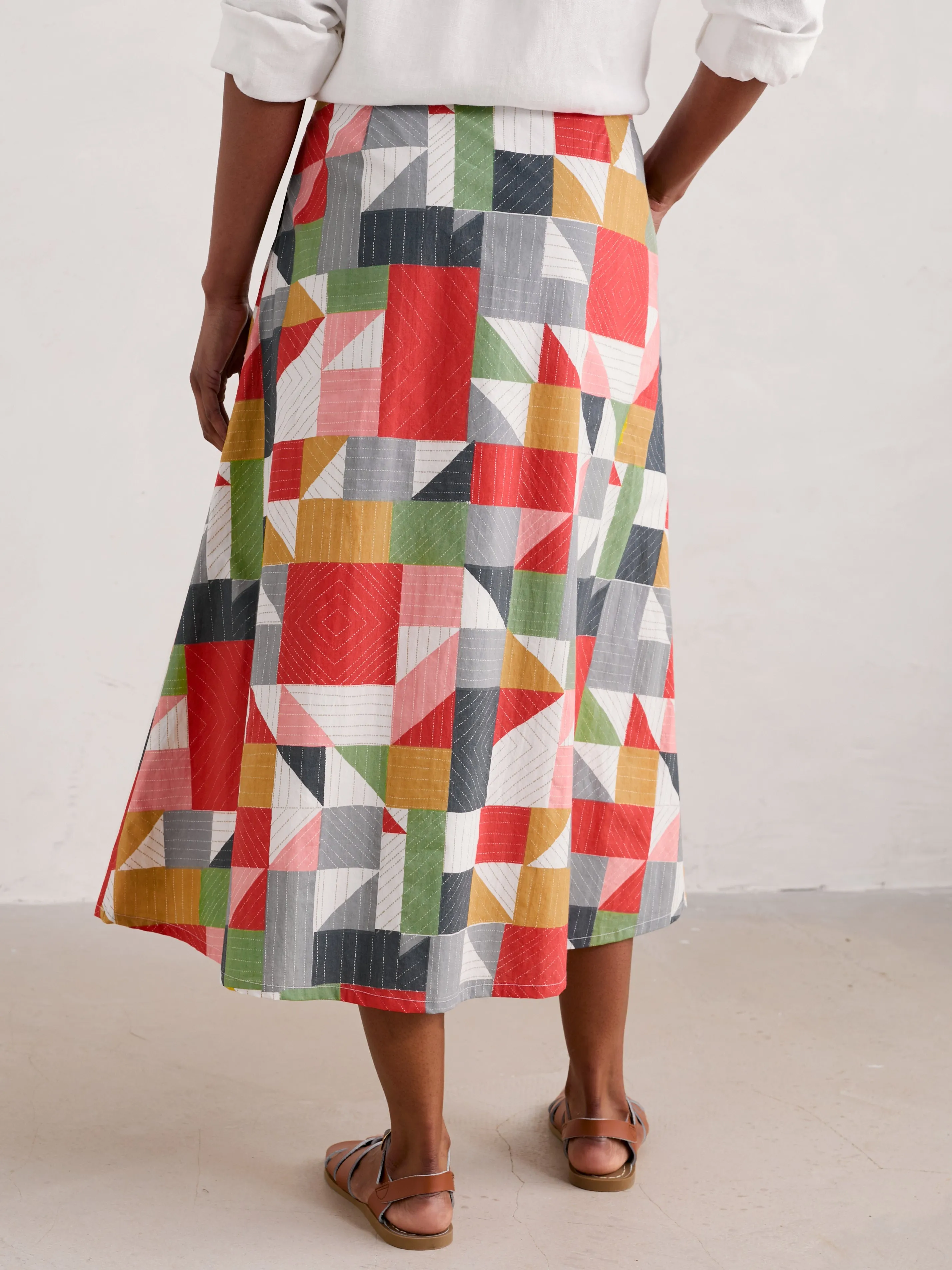 Seasalt Swallow Hill Skirt - Quilt Abstract Mix