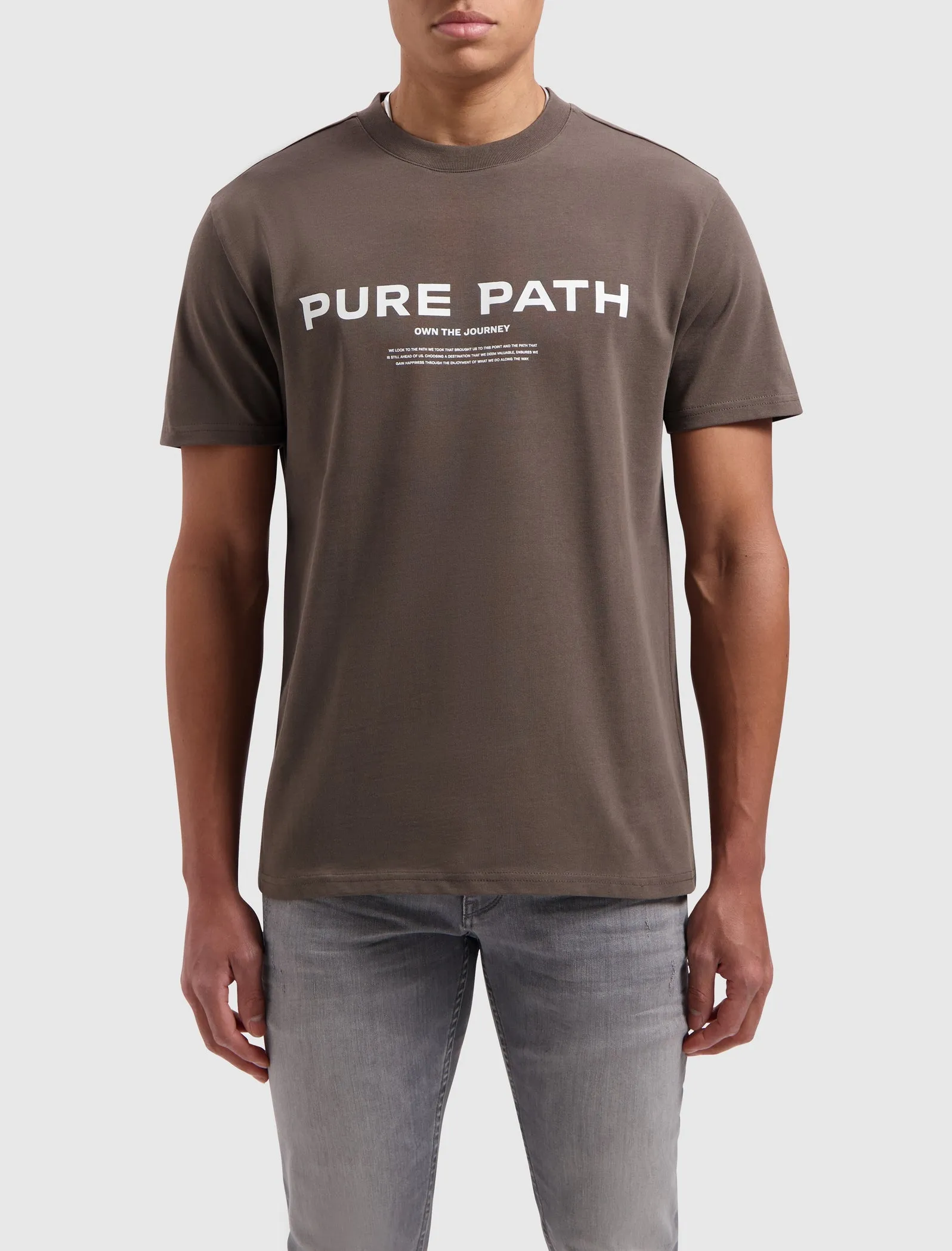 Signature T-shirt | Brown