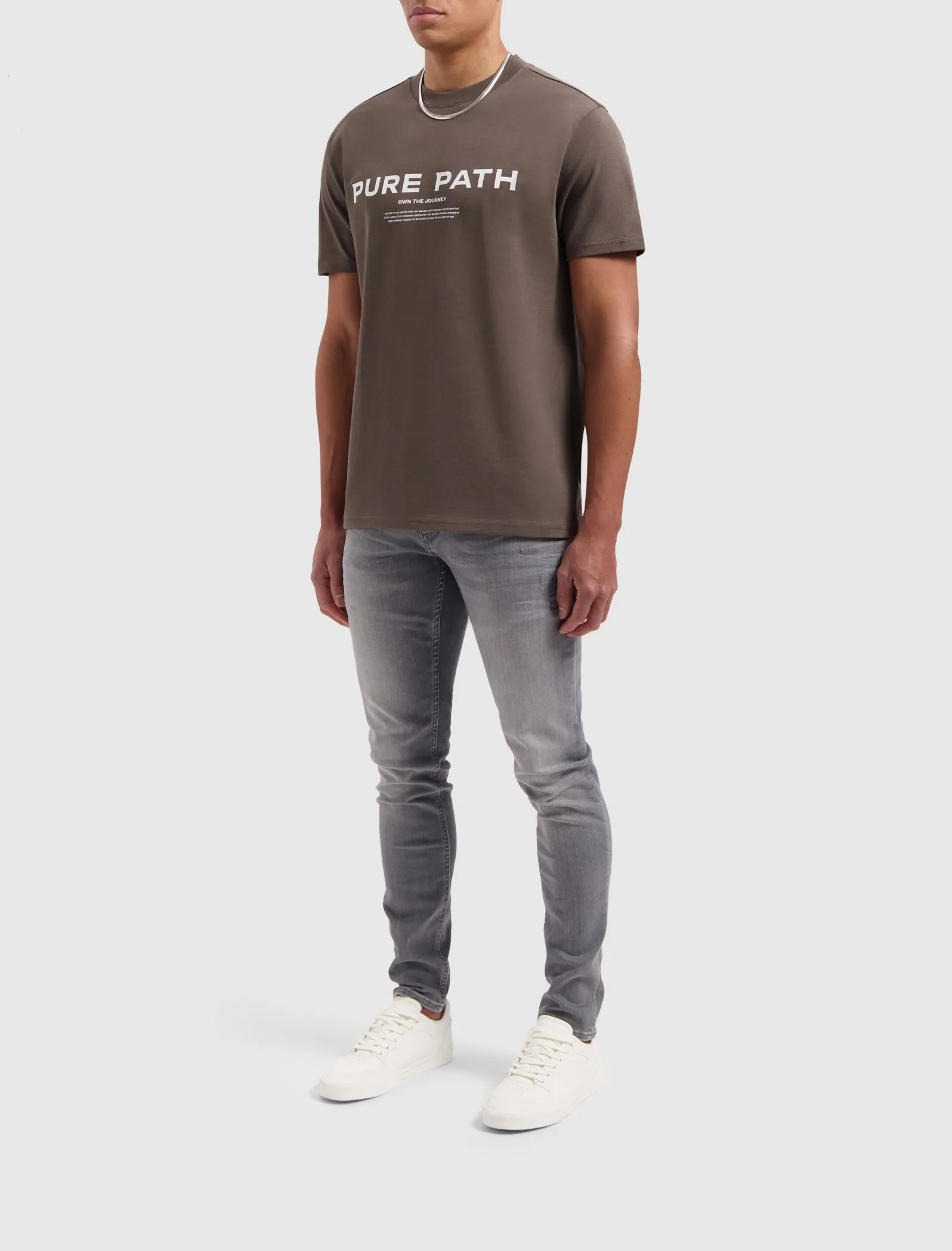 Signature T-shirt | Brown