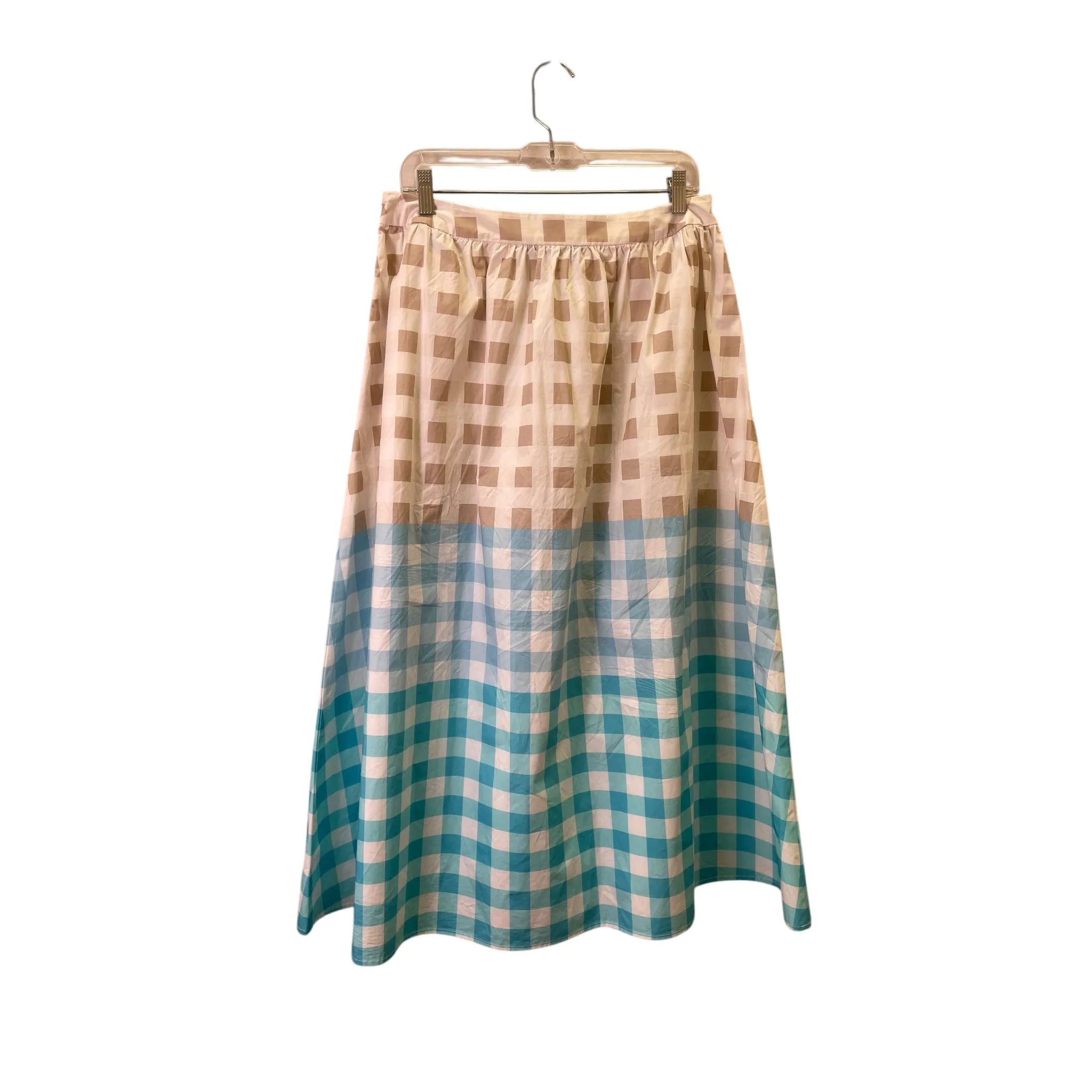 Skirt Maxi By Ming Wang In Blue & White, Size:S