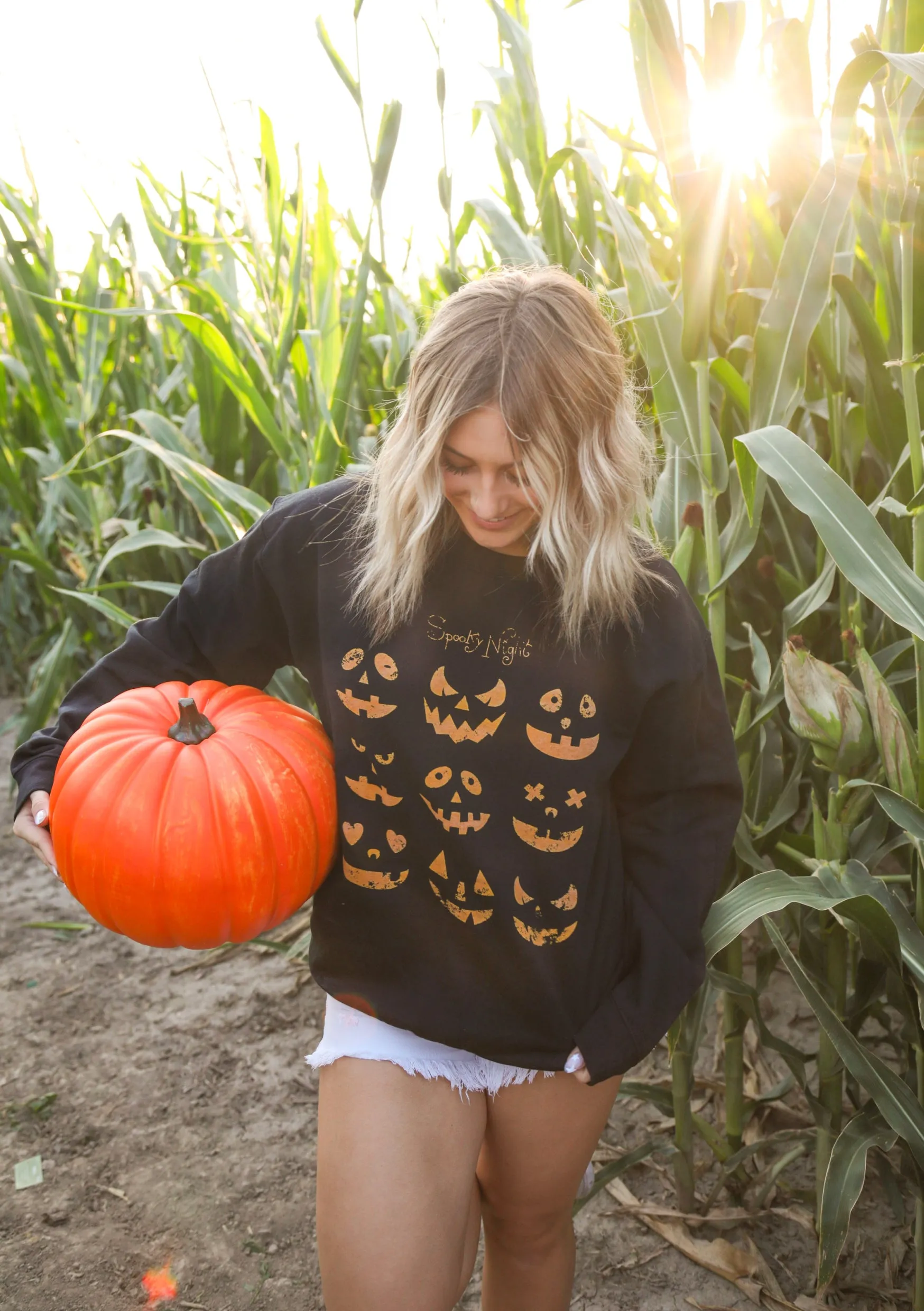 Spooky Night Oversized Crewneck