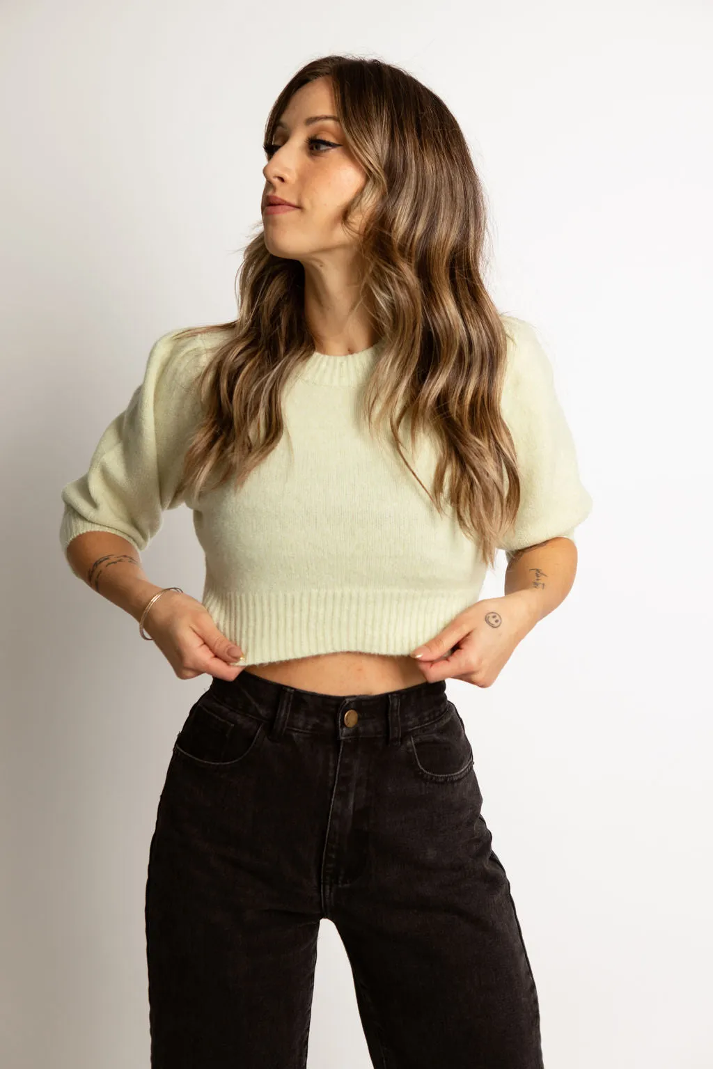 Stella Crop Sweater