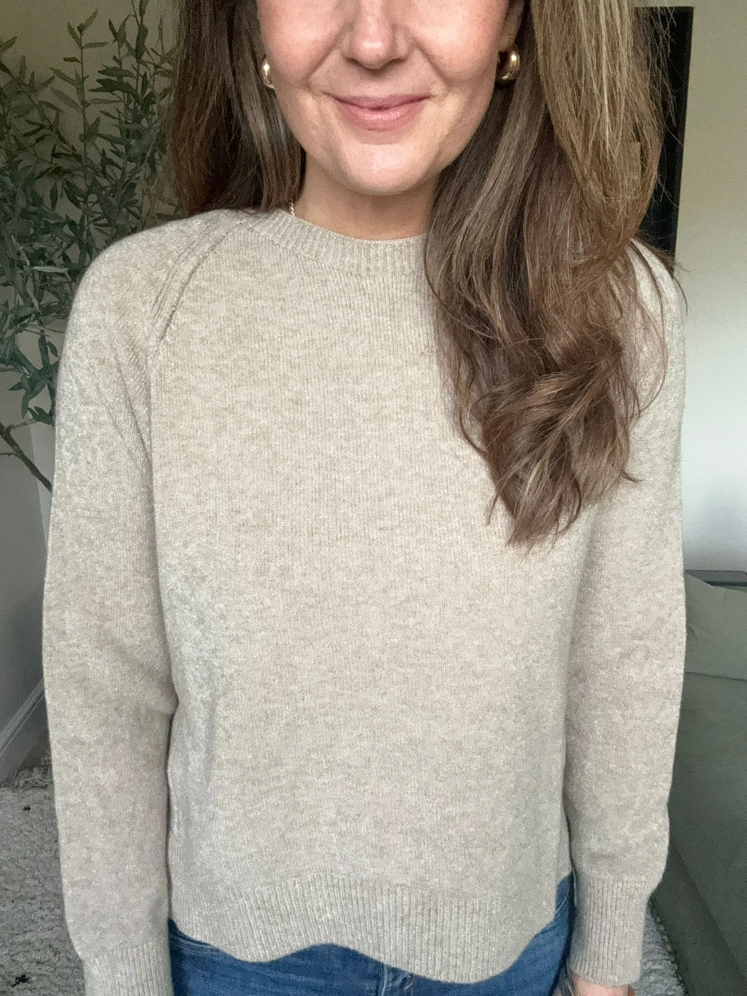 Taupe Soft Knit Jumper