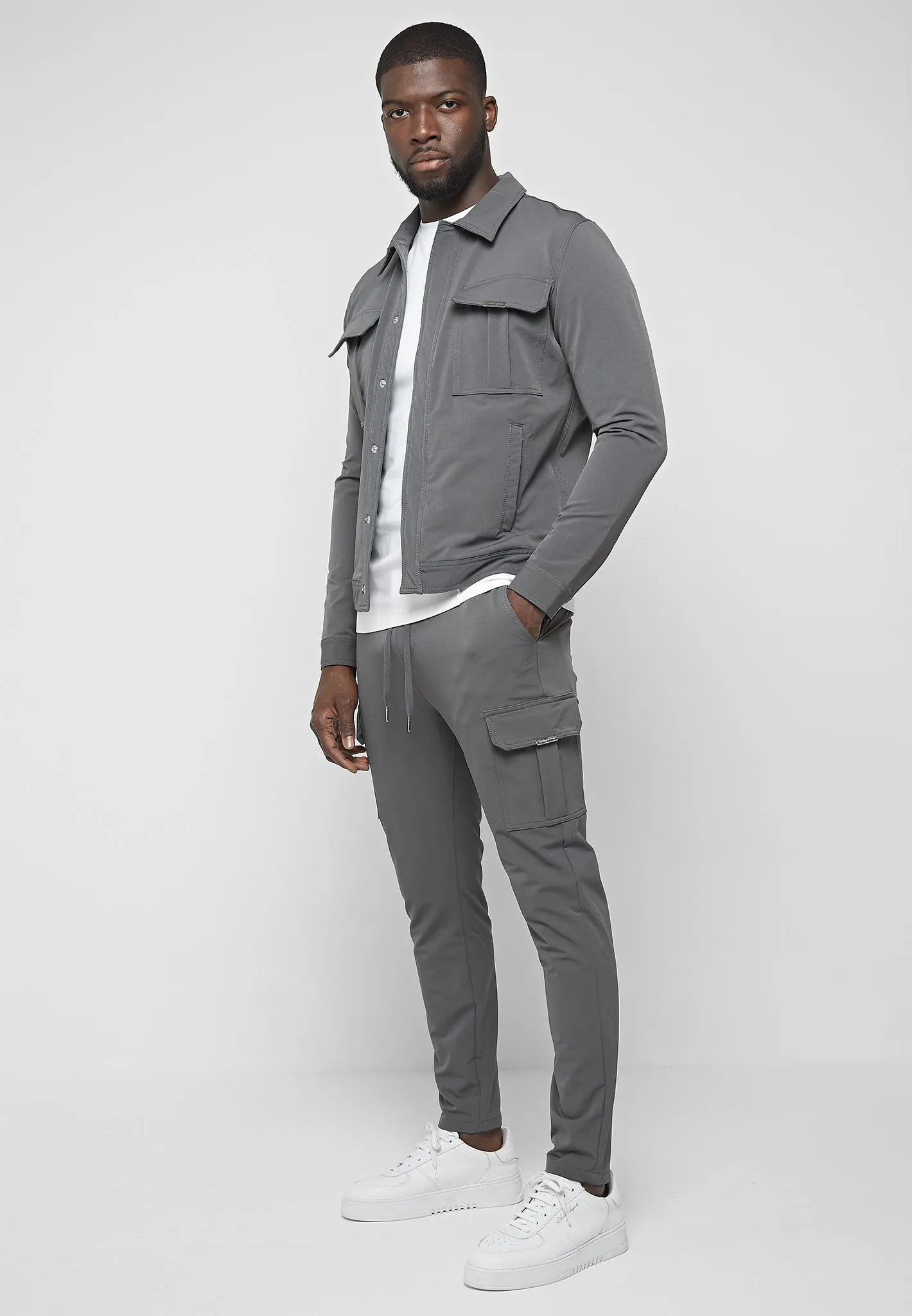 Technical Cargo Pants - Dark Grey