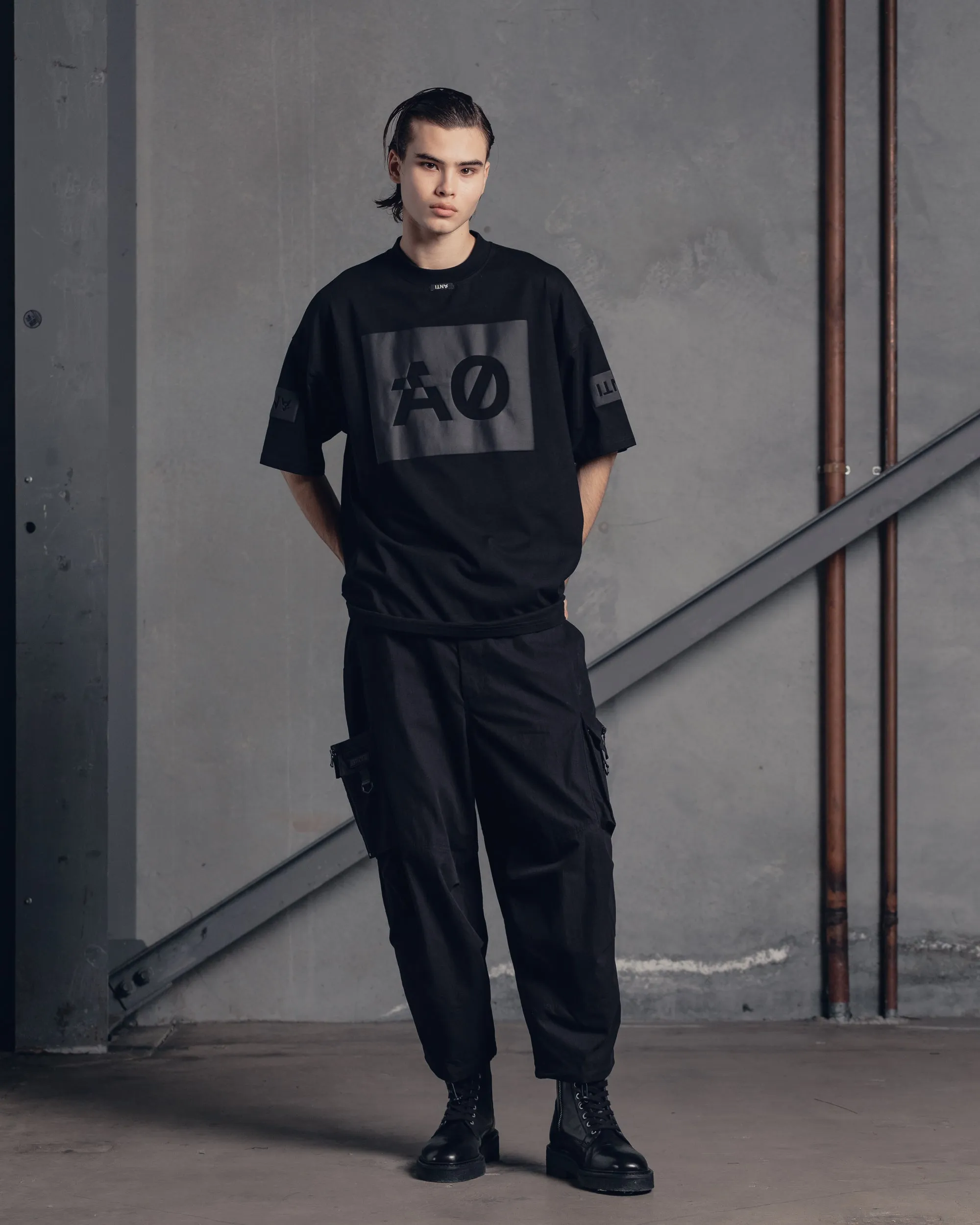 The Anti Order Oversized Box T-Shirt Black/Black