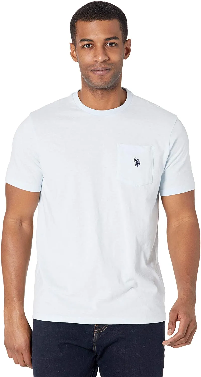 U.S. Polo Assn. Men's Solid Crew Neck Short Sleeve Pocket T-Shirt