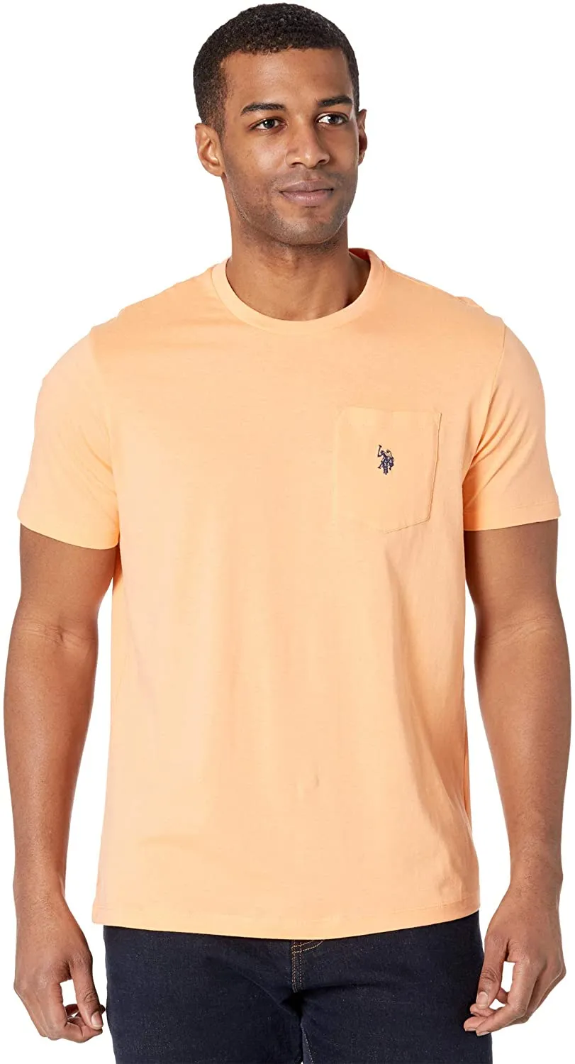 U.S. Polo Assn. Men's Solid Crew Neck Short Sleeve Pocket T-Shirt