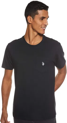 U.S. Polo Assn. Men's Solid Crew Neck Short Sleeve Pocket T-Shirt