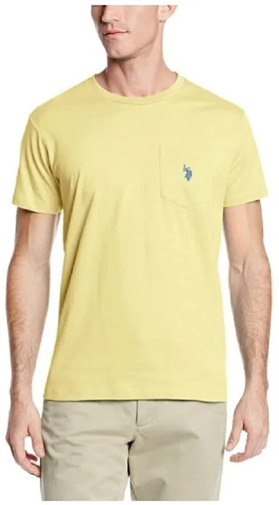 U.S. Polo Assn. Men's Solid Crew Neck Short Sleeve Pocket T-Shirt