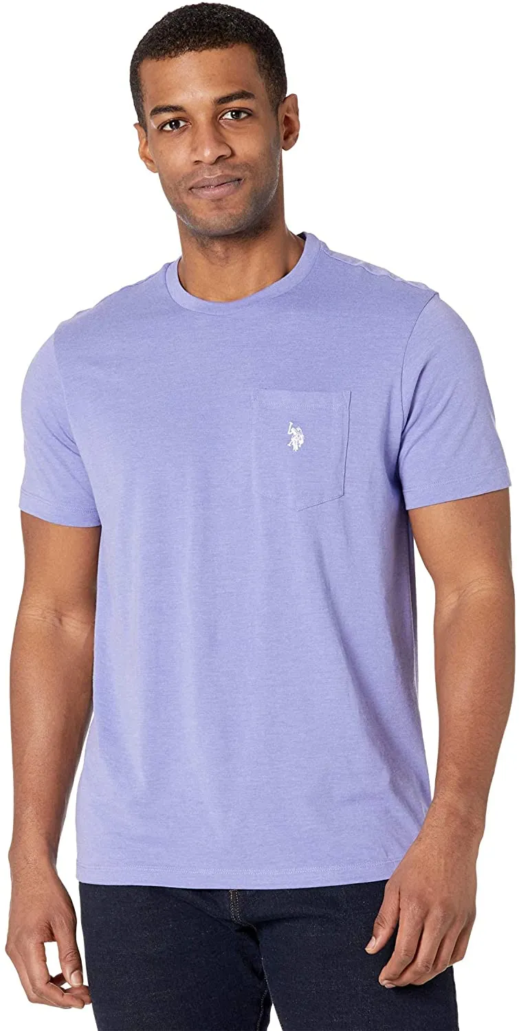 U.S. Polo Assn. Men's Solid Crew Neck Short Sleeve Pocket T-Shirt