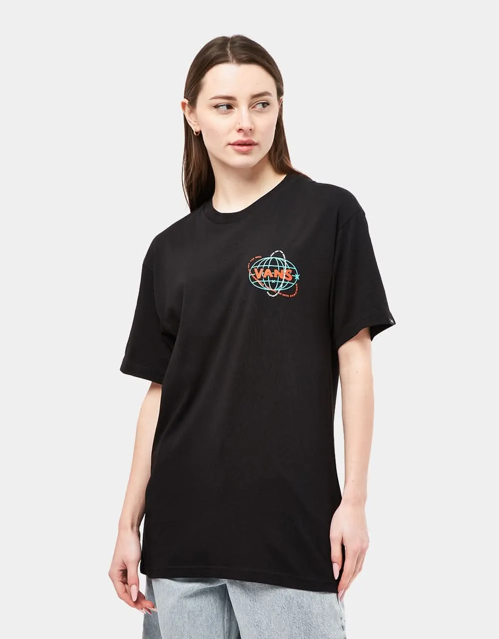 Vans 3D Globe T-Shirt - Black