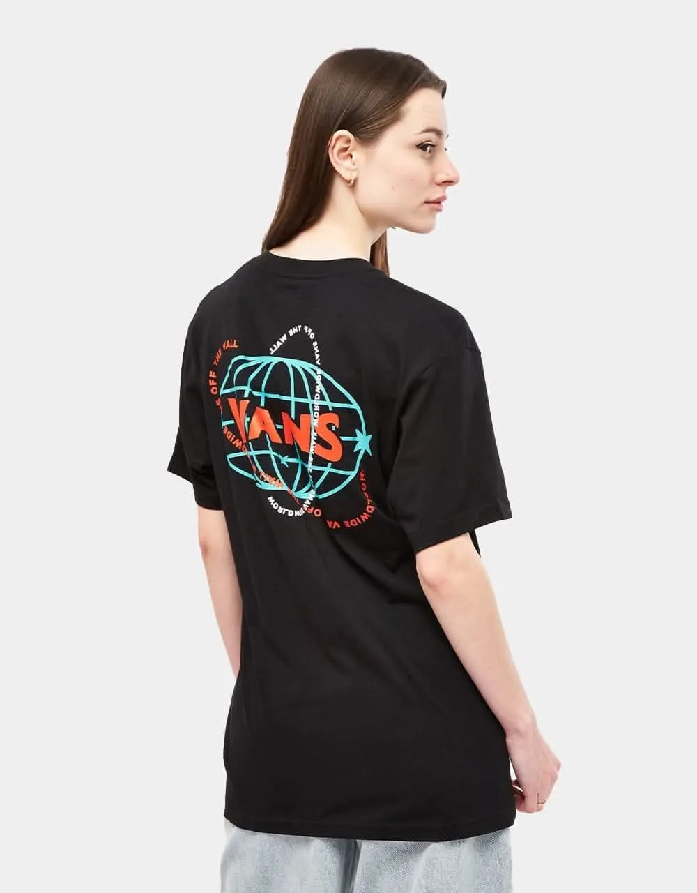 Vans 3D Globe T-Shirt - Black