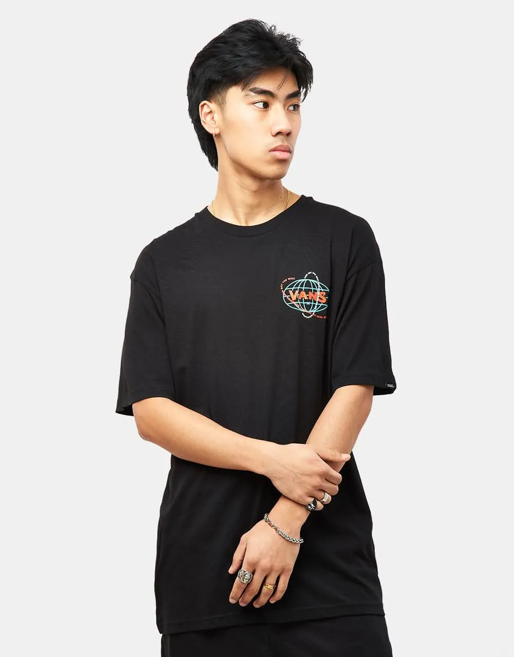 Vans 3D Globe T-Shirt - Black