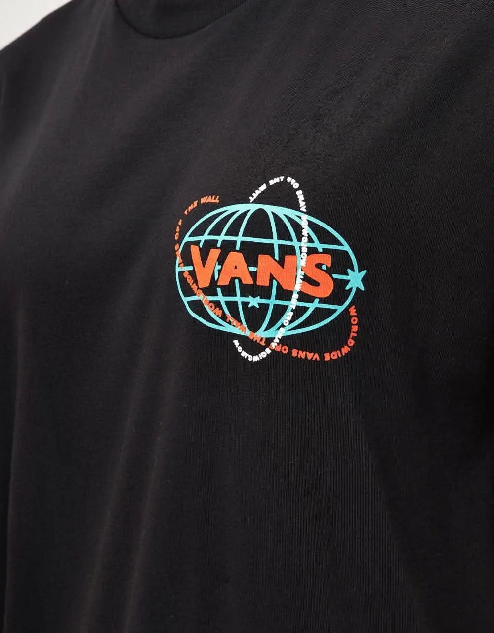 Vans 3D Globe T-Shirt - Black