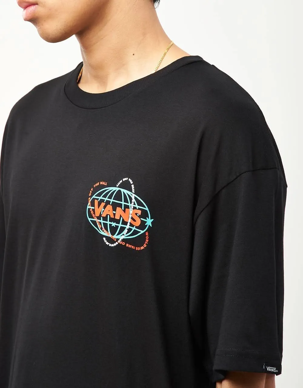 Vans 3D Globe T-Shirt - Black