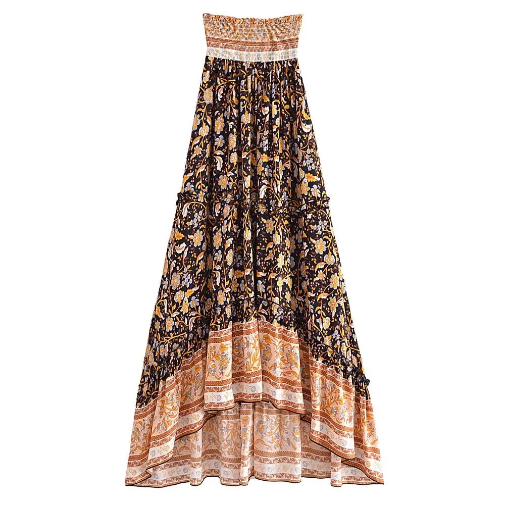 Whimsy Petal Dance Maxi Skirt