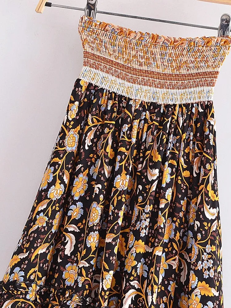 Whimsy Petal Dance Maxi Skirt