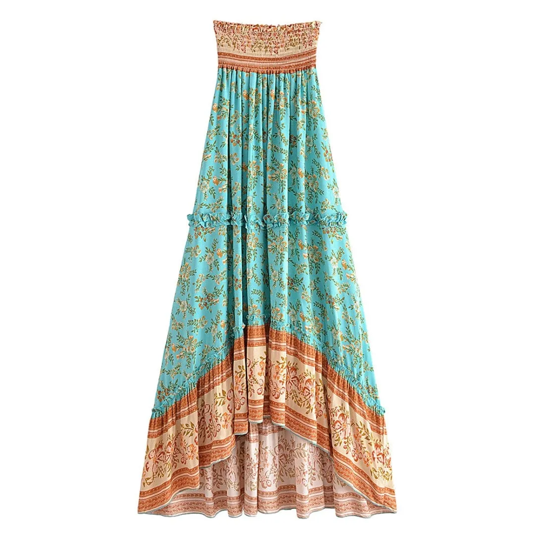 Whimsy Petal Dance Maxi Skirt