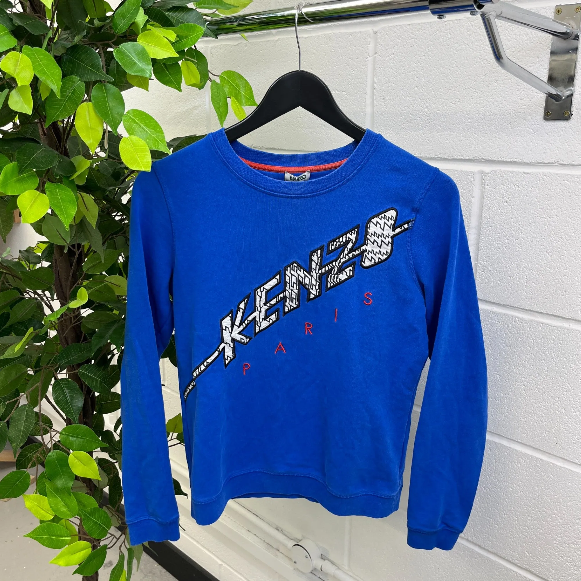 Women's Logo Jumper Blue Size S