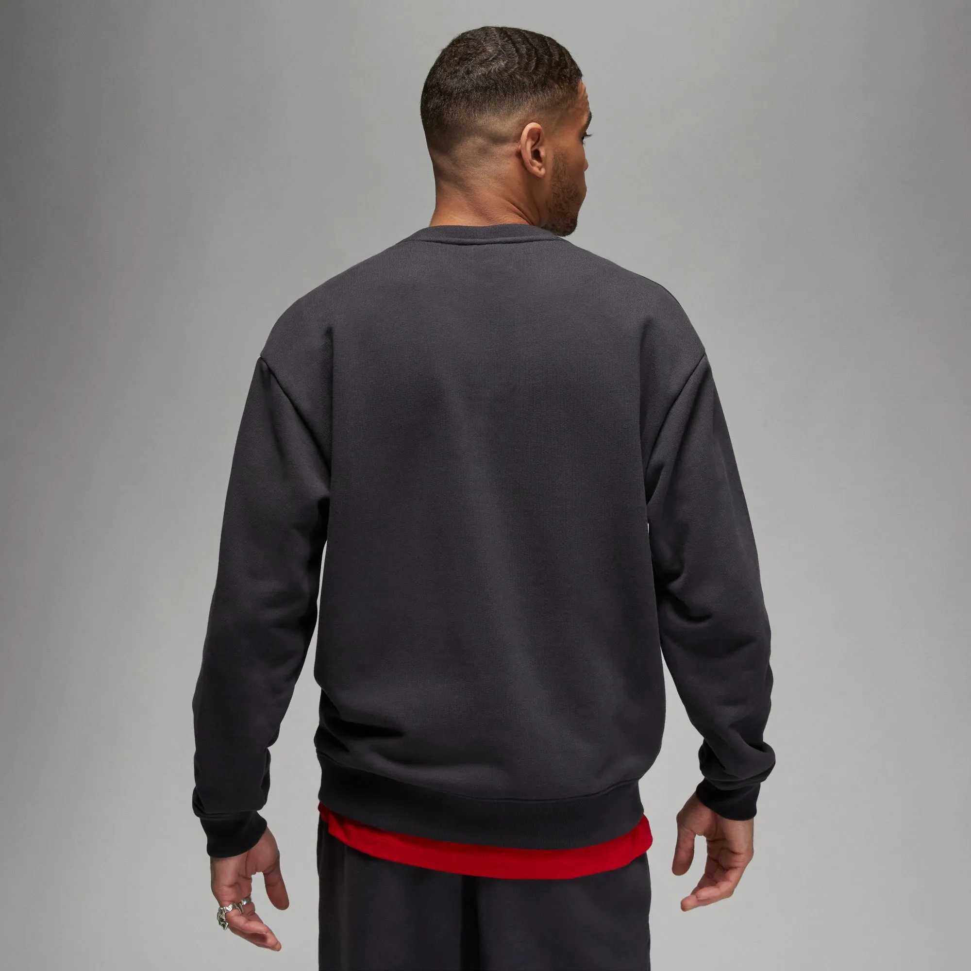 WORDMARK FLEECE CREWNECK "OFF NOIR"