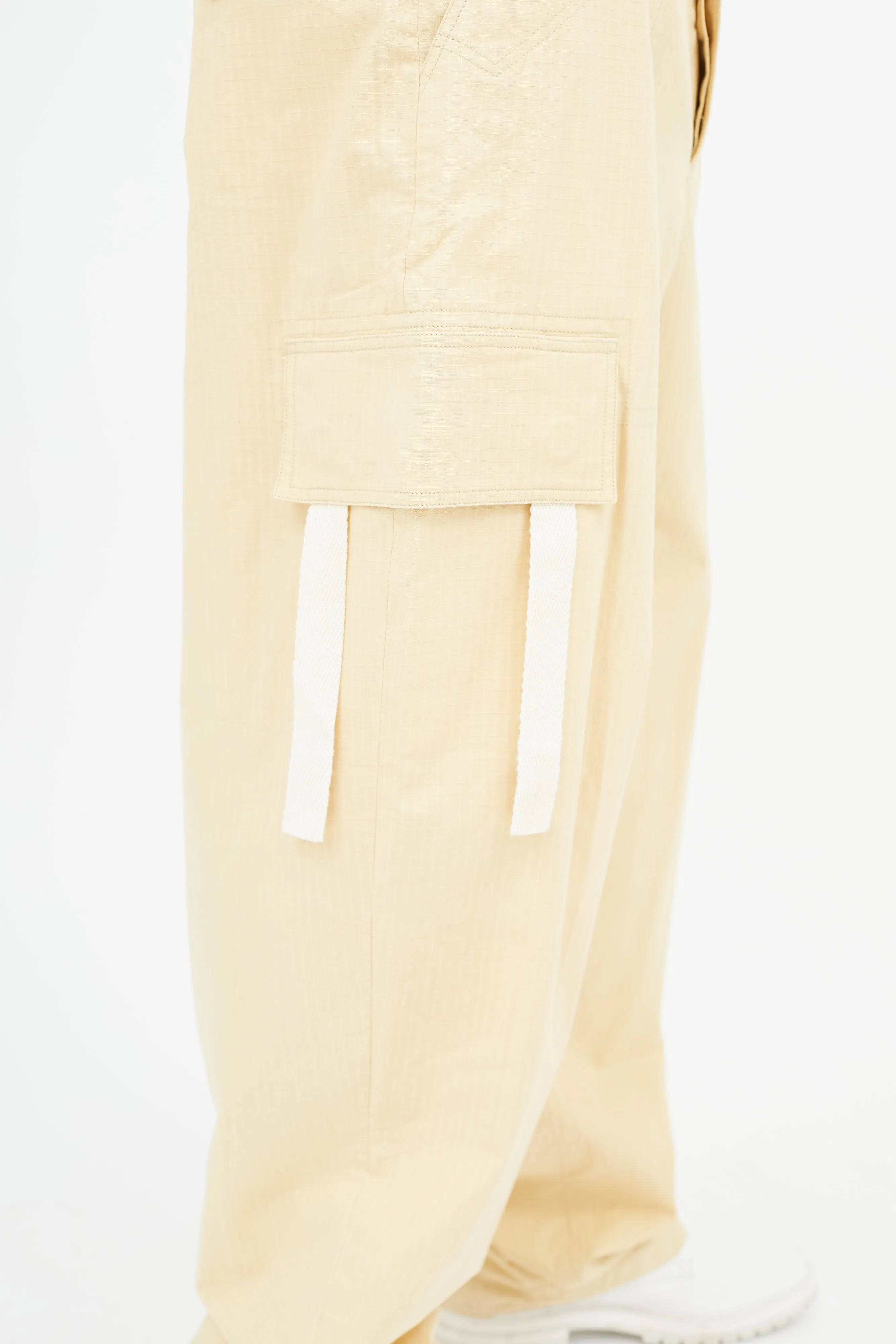 Yellow Alzu Wide Leg Cargo Pant